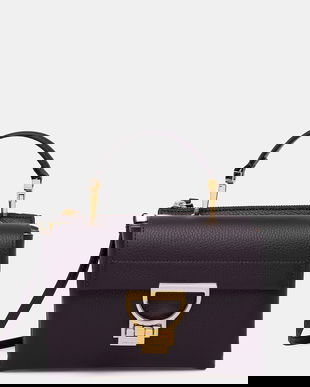 Coccinelle geantă de piele culoarea negru, E1 MD5 55 B7 01