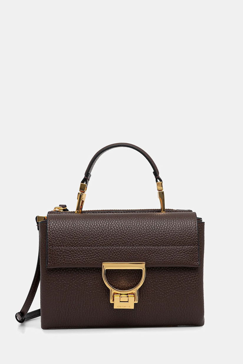 Coccinelle geantă de piele culoarea negru, E1 MD5 55 B7 01