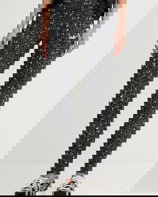 Puma colanți culoarea gri, cu imprimeu, 688085