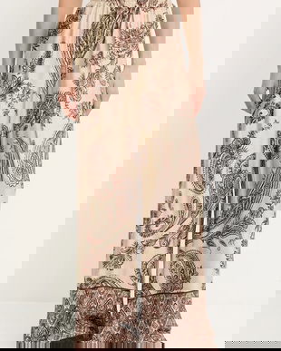 Answear.LAB pantaloni culoarea maro, drept, high waist