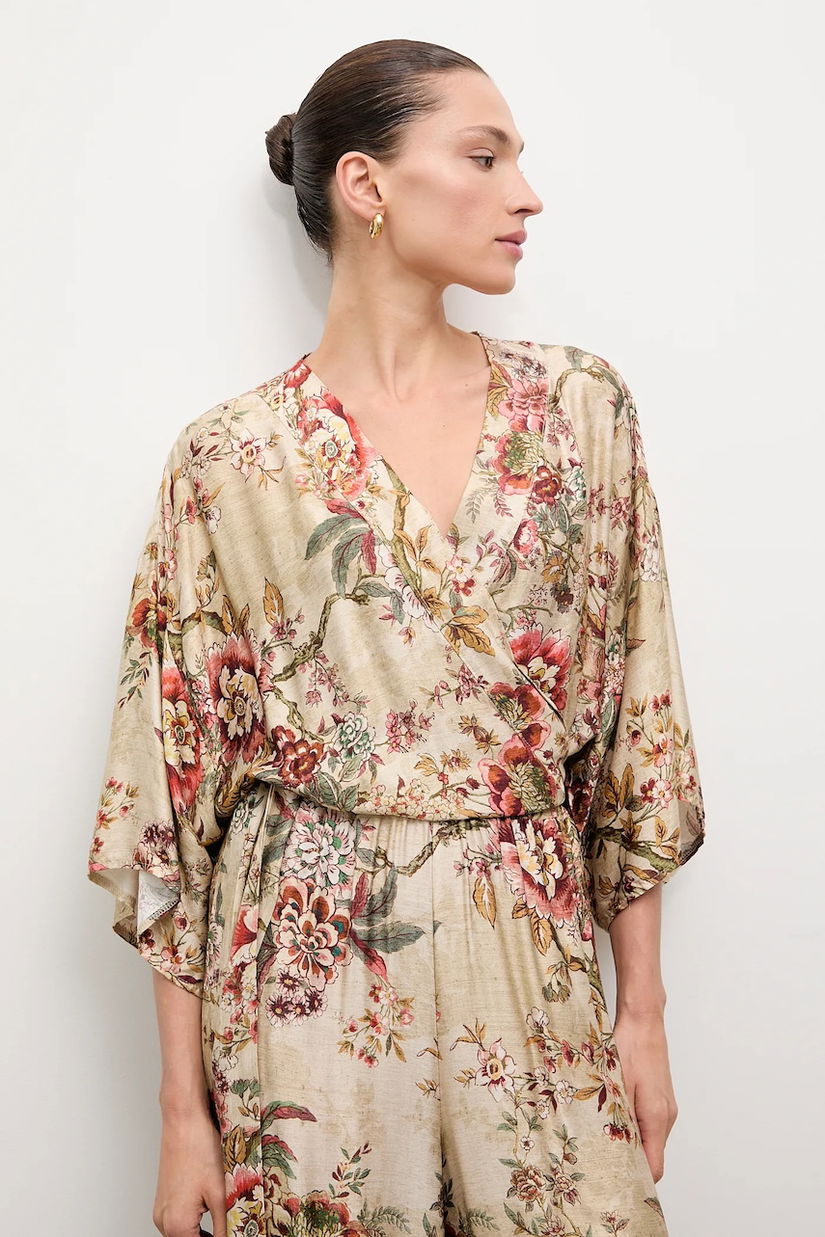 Answear.LAB bluza culoarea bej, modelator