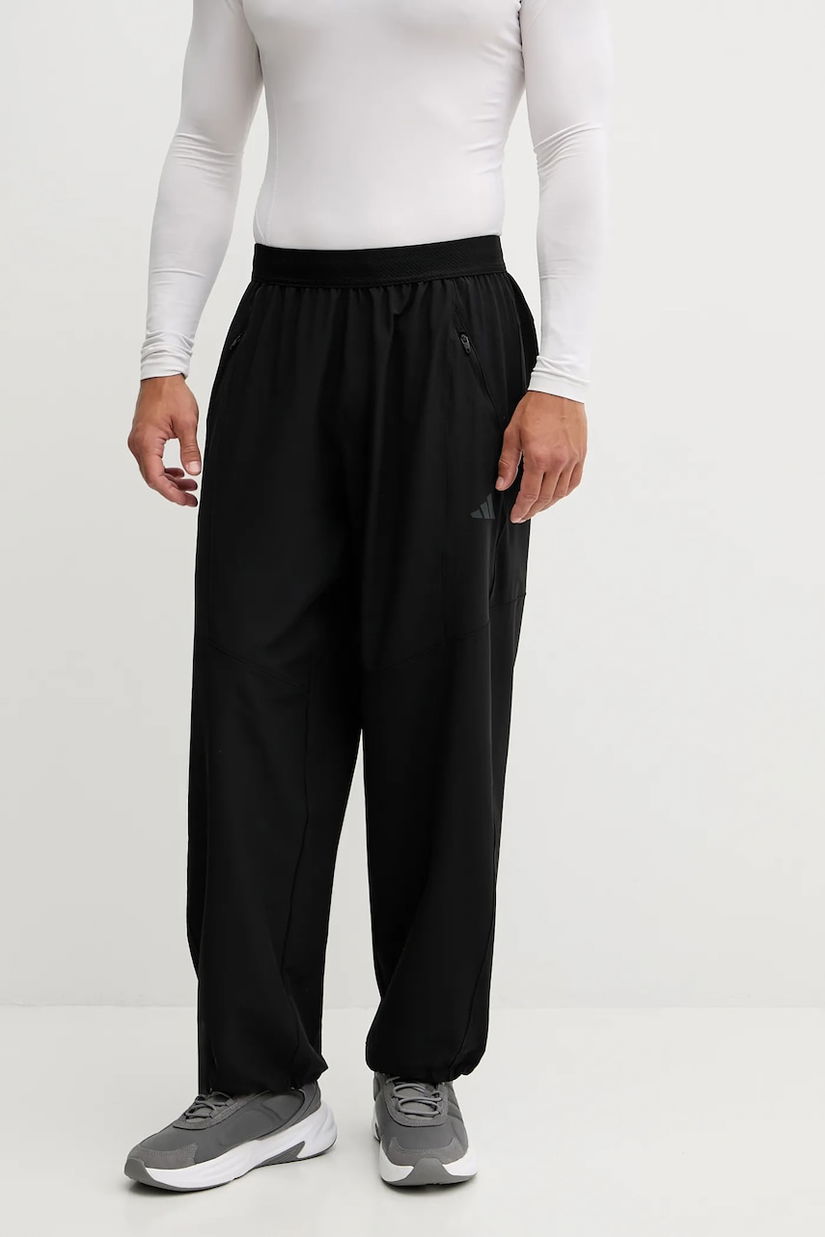 adidas Performance pantaloni de antrenament Power culoarea negru, uni, JN3679