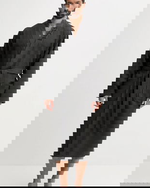 BOSS halat culoarea gri, 50510756