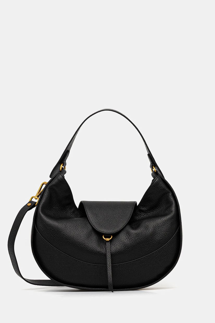 Gianni Chiarini poșetă de piele EDITH culoarea negru, BS.11361.GRN