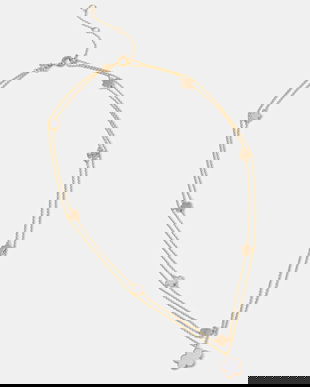 Tory Burch colier placat cu aur Layered Flower 171101.7