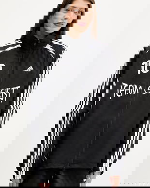 adidas Originals bluză Ovzd Tracktop culoarea negru, cu imprimeu, KE7569