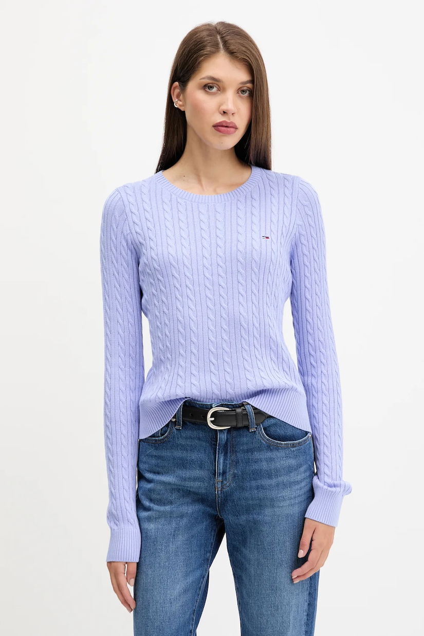 Tommy Jeans pulover de bumbac light, DW0DW22165