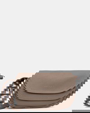 Coccinelle geantă de piele RAQUEL culoarea maro, E1.SQ0.15.03.01