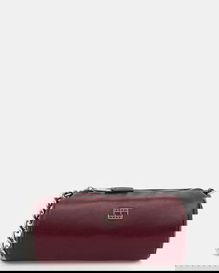 Tommy Jeans geantă culoarea bordo, AW0AW17893