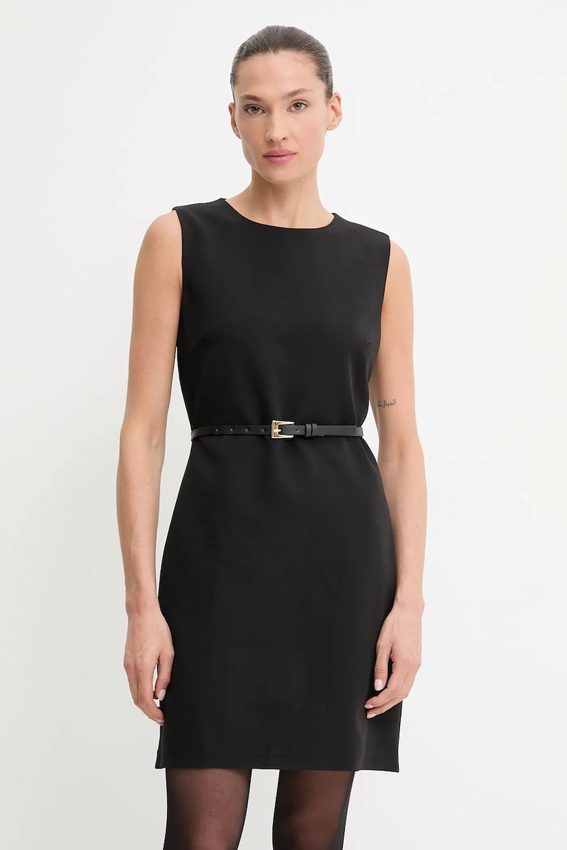 Answear.LAB rochie culoarea negru, mini, evazati