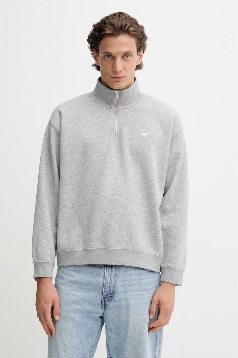 Levi's bluză culoarea gri, melanj, 005N6