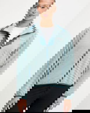 Columbia hanorac Sequoia Grove culoarea turcoaz, cu model, 2085313