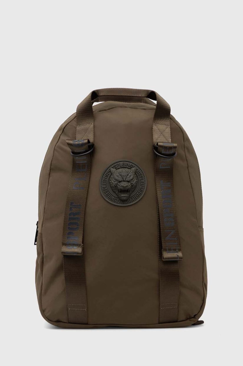 PLEIN SPORT rucsac barbati, culoarea maro, mare, cu imprimeu