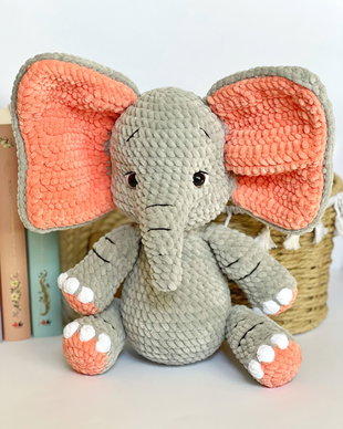 Elefant crosetat - Maxie Plushie