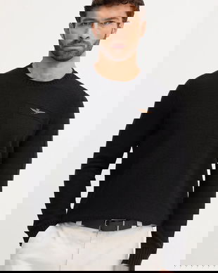 Aeronautica Militare pulover de lână culoarea negru, light, MA1586UL00904