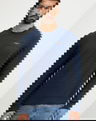 Aeronautica Militare pulover de lână culoarea bleumarin, light, MA1586UL00904