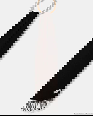 Marc O'Polo eșarfă de lână culoarea maro, uni, 508805102065