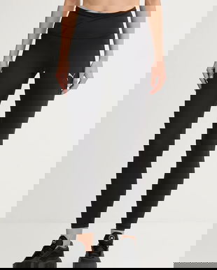 Puma leggins de antrenament culoarea negru, uni, 688144