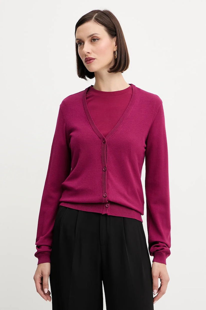 Silvian Heach cardigan LATYA culoarea roz, light, GPA25039CD