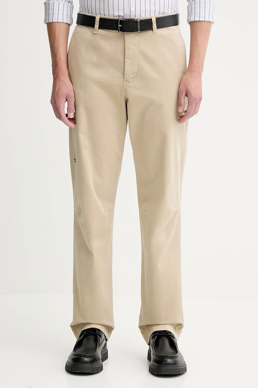 PS Paul Smith pantaloni culoarea bej, drept, M2R-632Z-T22377