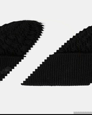 Colmar căciulă de lână culoarea negru, 5060R.6XU