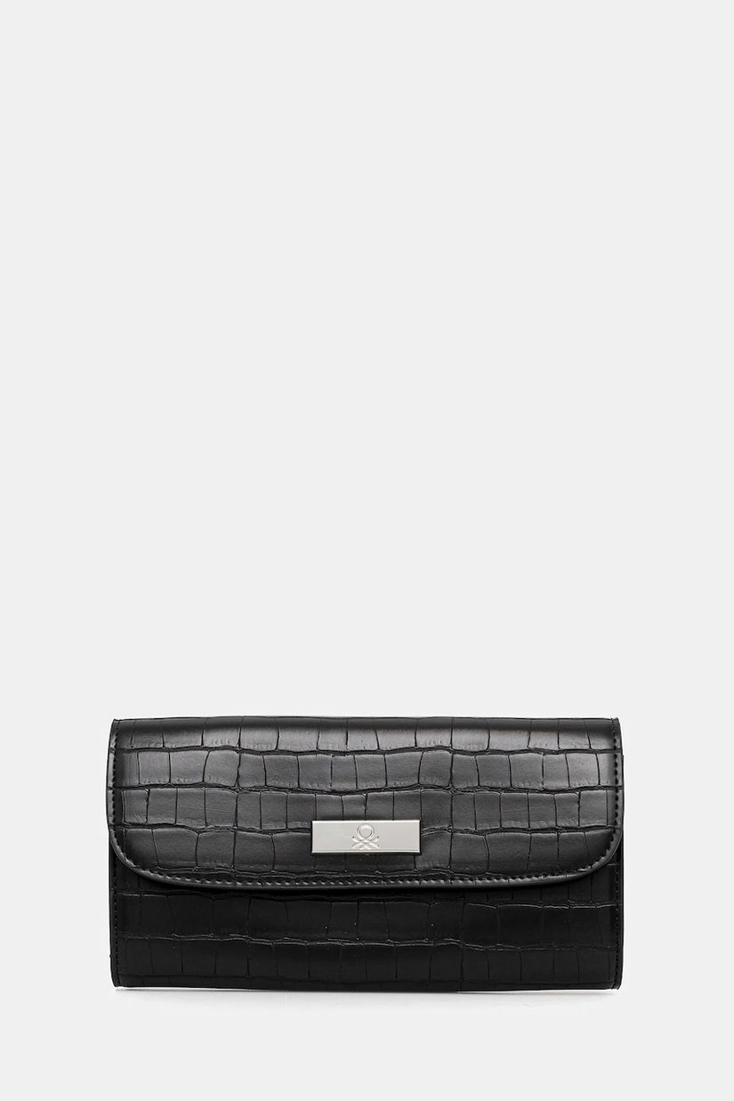 United Colors of Benetton portofel culoarea negru, 62Y9DY081