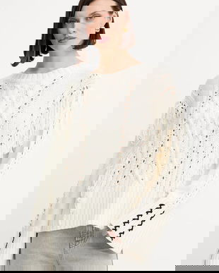 BOSS Orange pulover culoarea bej, călduros, 50543949