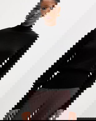 Silvian Heach pulover HALKA culoarea negru, light, GPA25041LU