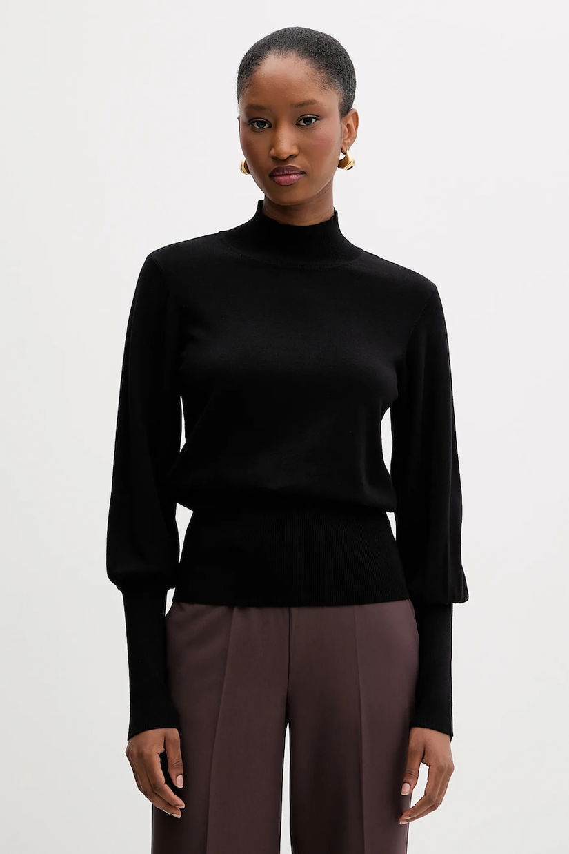 Silvian Heach pulover HALKA culoarea negru, light, GPA25041LU
