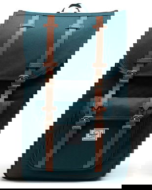 Herschel rucsac Little America™ culoarea verde, mare, neted, 11390-06551-OS