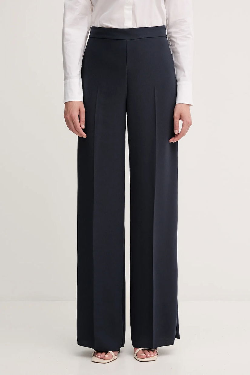 MAX&Co. pantaloni culoarea negru, drept, high waist, 2418131034200