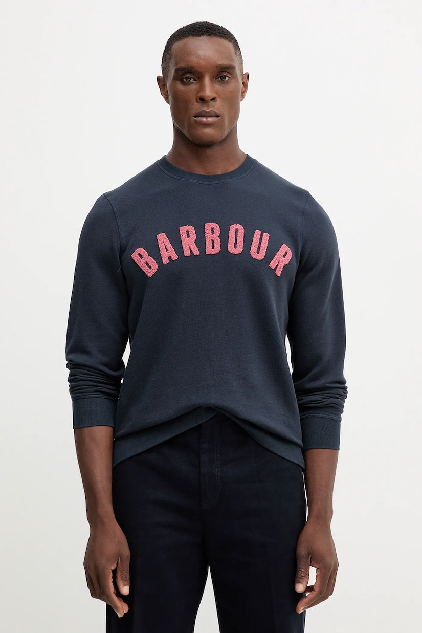 Barbour bluza culoarea galben, melanj