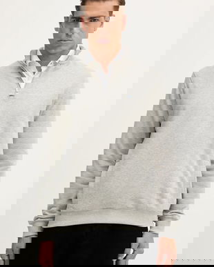 Barbour hanorac de bumbac culoarea verde, uni, MOL0642