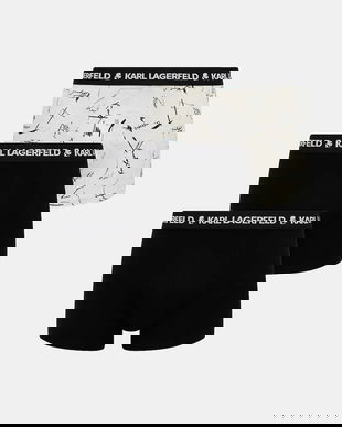 Karl Lagerfeld boxeri 3-pack culoarea negru, A3M47013