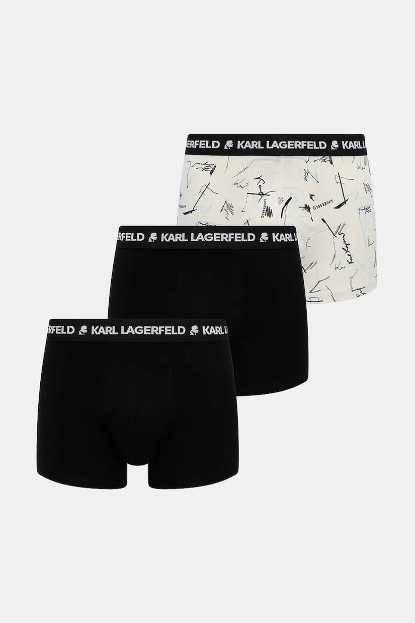 Karl Lagerfeld boxeri 3-pack culoarea negru, A3M47013