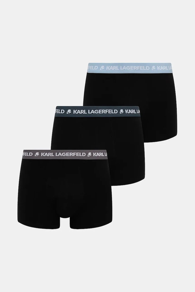 Karl Lagerfeld boxeri 3-pack culoarea negru, A1M47021