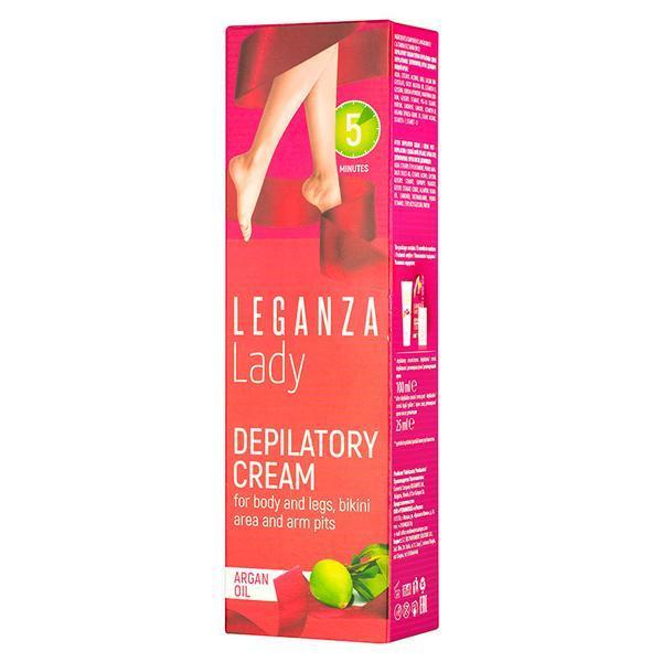 SHORT LIFE - Crema epilatoare cu ulei de argan 5 Minutes Leganza Lady, 100 ml