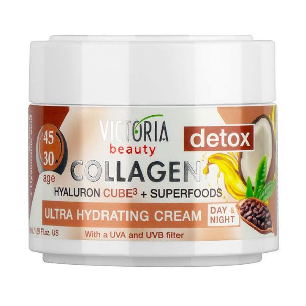 SHORT LIFE - Crema de Zi si de Noapte Hidratanta Collagen 30-45 ani Victoria Beauty Camco, 50 ml