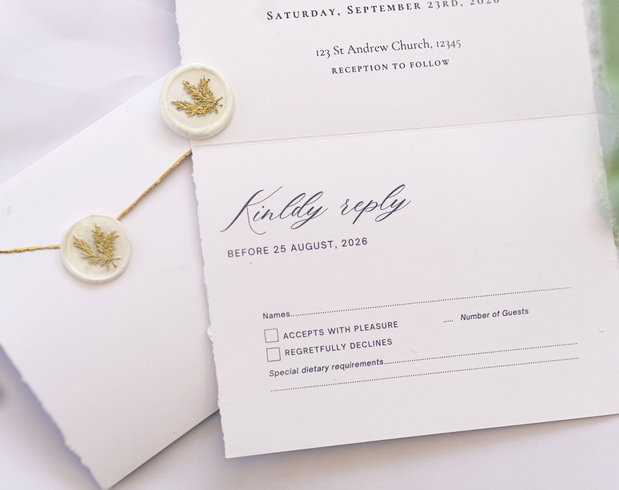Invitatie de Nunta stil Plic