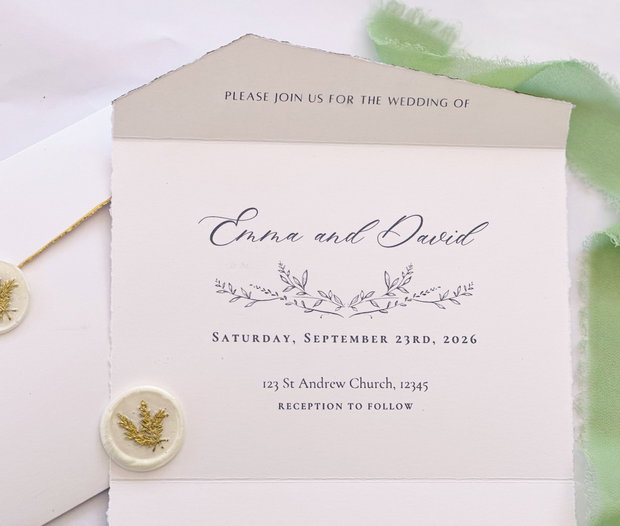 Invitatie de Nunta stil Plic