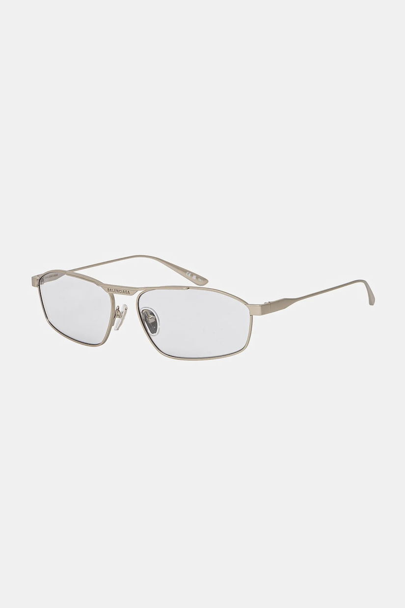 Balenciaga ochelari de soare barbati, culoarea argintiu, BB0416S