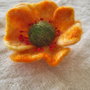 Brosa floare impaslita
