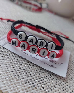 Brățară personalizată cu nume  creată special pentru tine