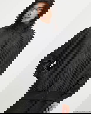 adidas Originals bluza Firebird culoarea negru, cu imprimeu, JW5960