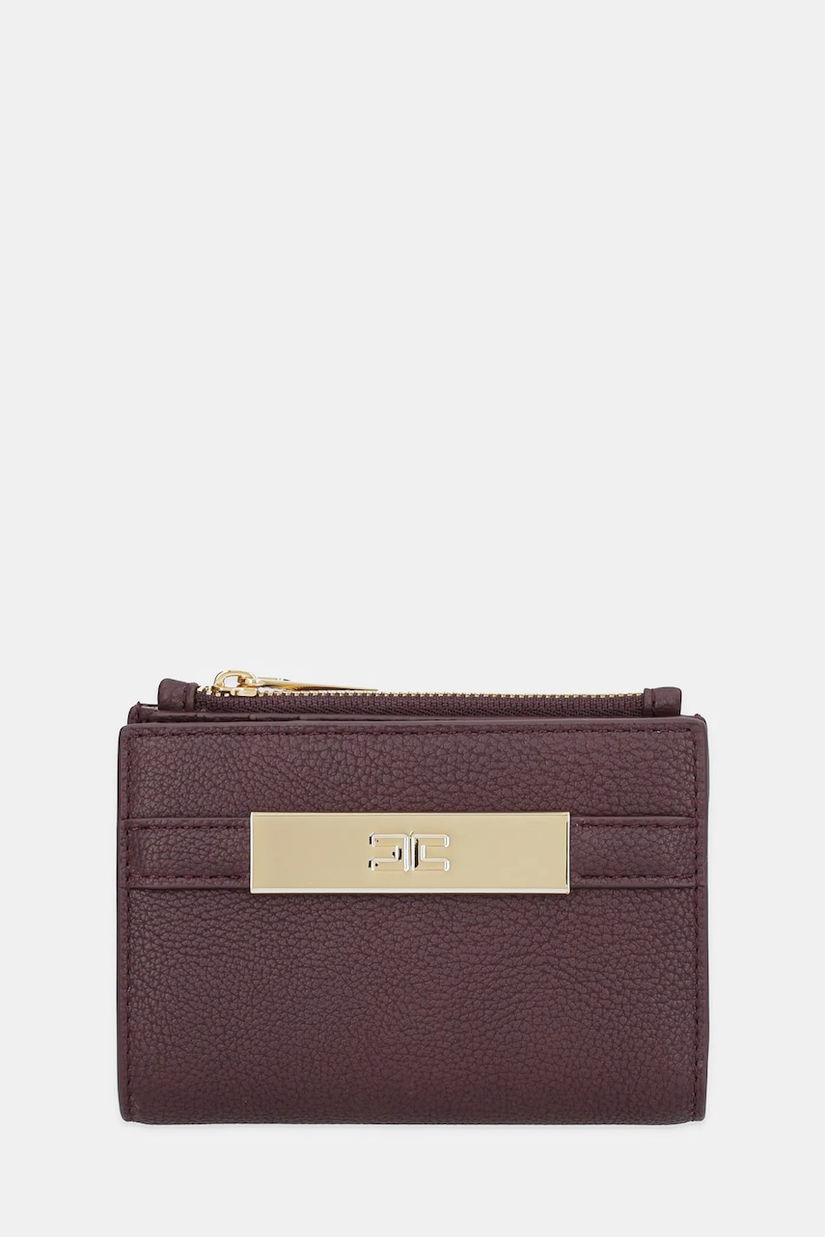 Elisabetta Franchi portofel culoarea bordo, PF61A56E2