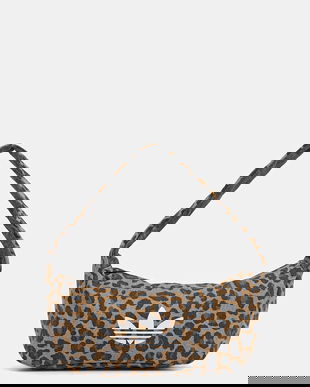 adidas Originals geantă de bumbac Leo S Bag culoarea bej, JX3198