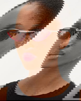 Bottega Veneta ochelari de soare culoarea roșu, BV1346S