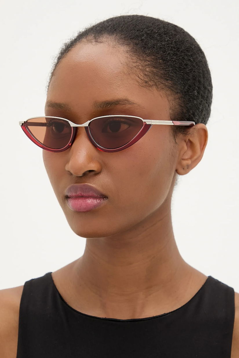 Bottega Veneta ochelari de soare culoarea roșu, BV1346S
