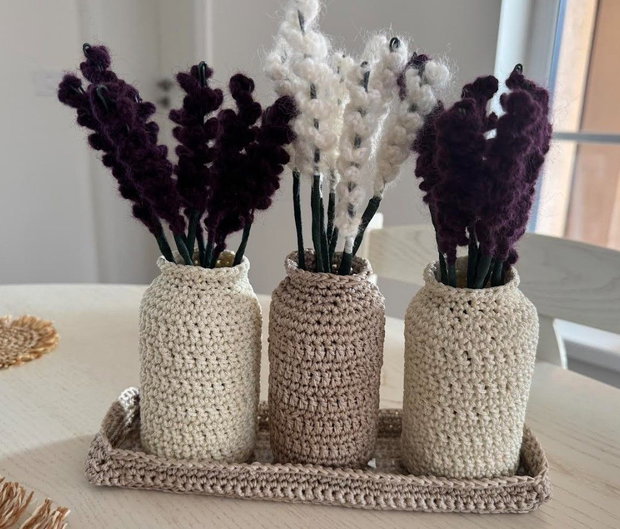 Set decorativ cu lavanda by Irina