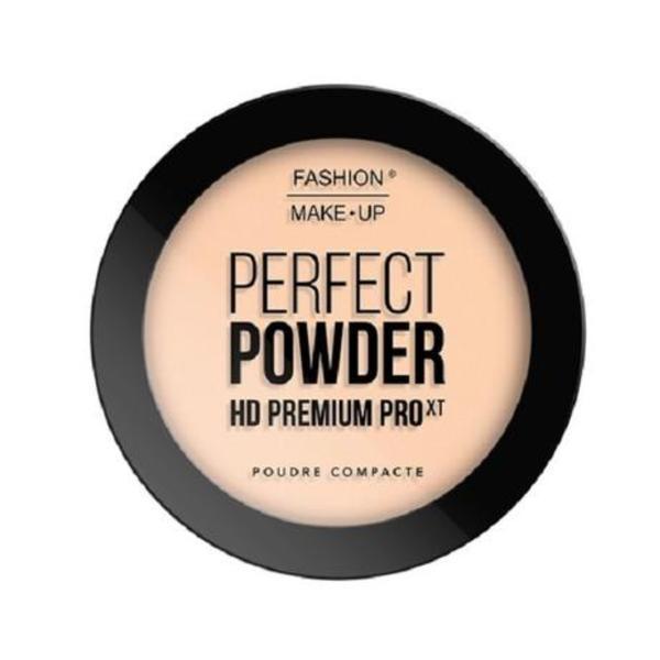 Pudra compacta, Fashion Make-up, Perfect Powder HD Premium PRO -01 Porcelaine